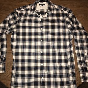 BANANA REPUBLIC - Casual Plaid Button-Up